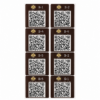 1 × 1 cm Damla Etiket – 100 Adet